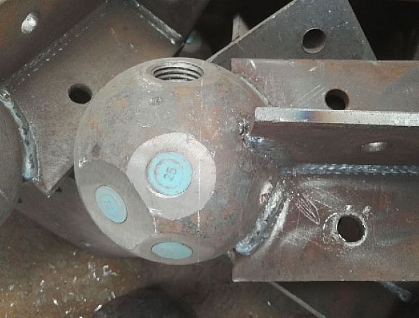 耒阳螺栓球球塞，网架配件